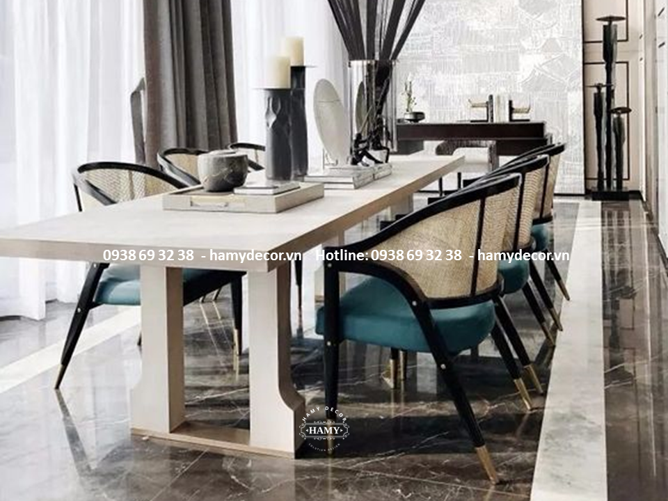 Bàn ăn gỗ hiện đại cho căn hộ - 62