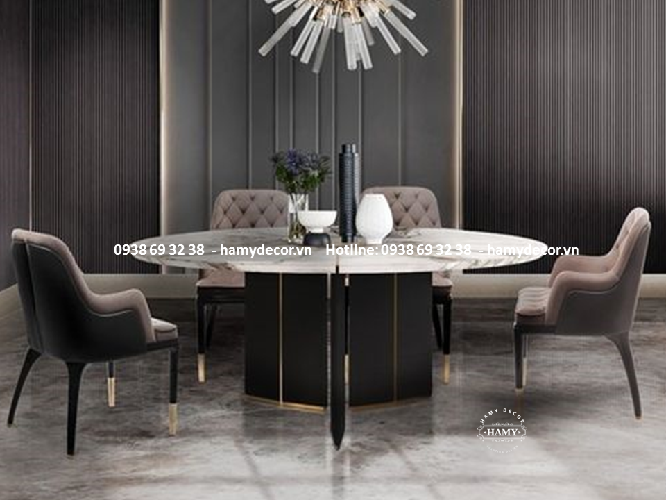 Bàn ăn gỗ sang trọng cho biệt thự - 30