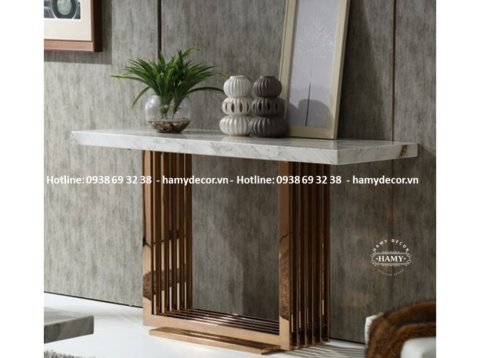 Bàn console inox mạ màu - 29