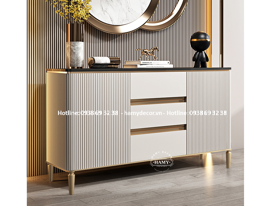 Mẫu tủ console gỗ sang trọng - 155