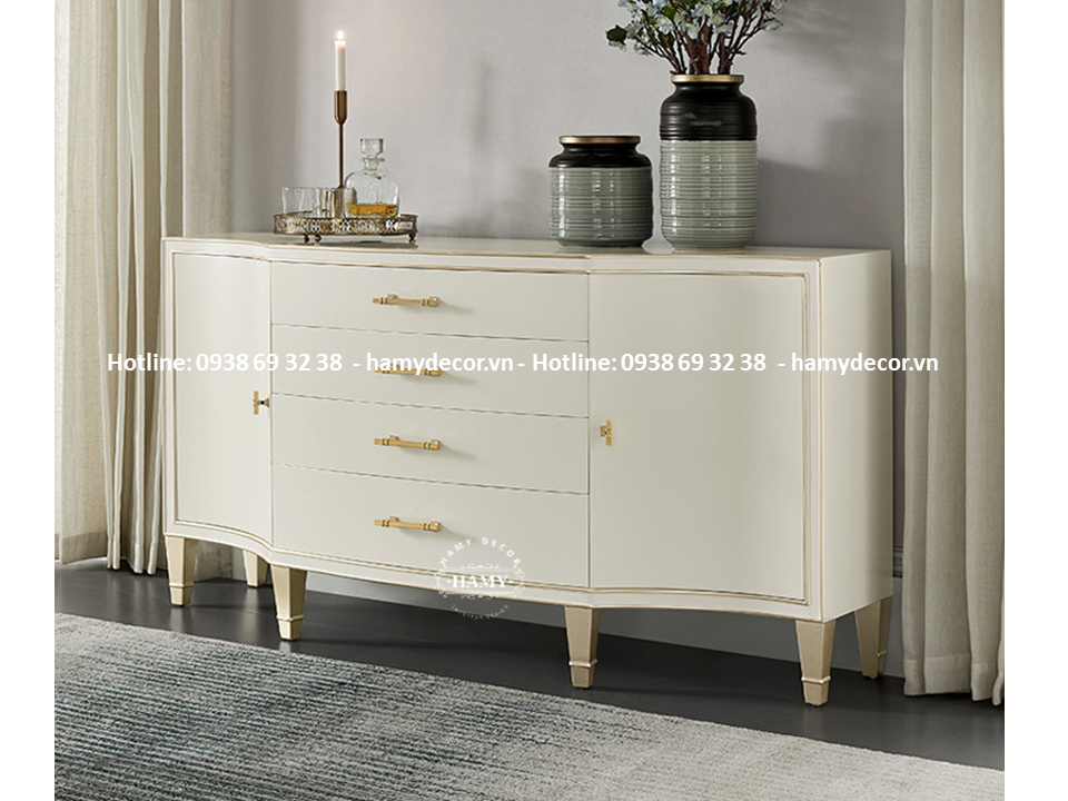 Tủ console gỗ trang trí Phòng khách đẹp - 167