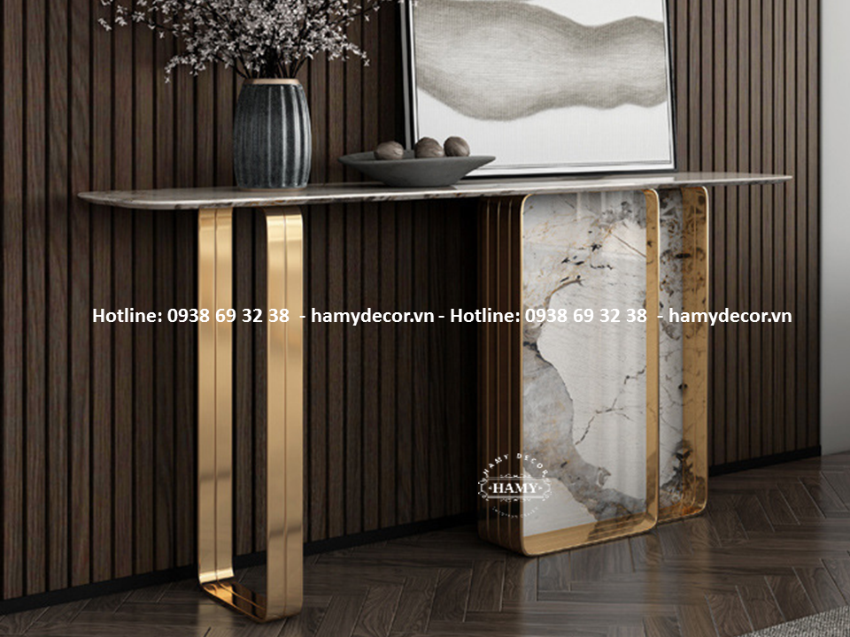 Mẫu bàn console inox mạ vàng đẹp nhất hiện nay - 191
