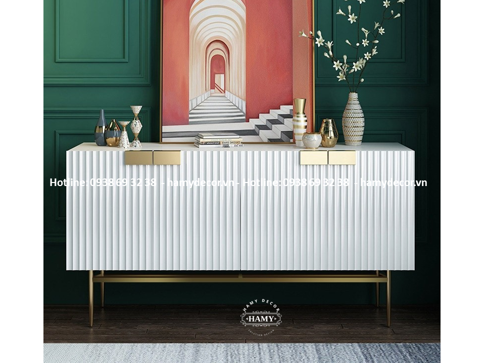 Tủ trang trí inox mạ màu - 35