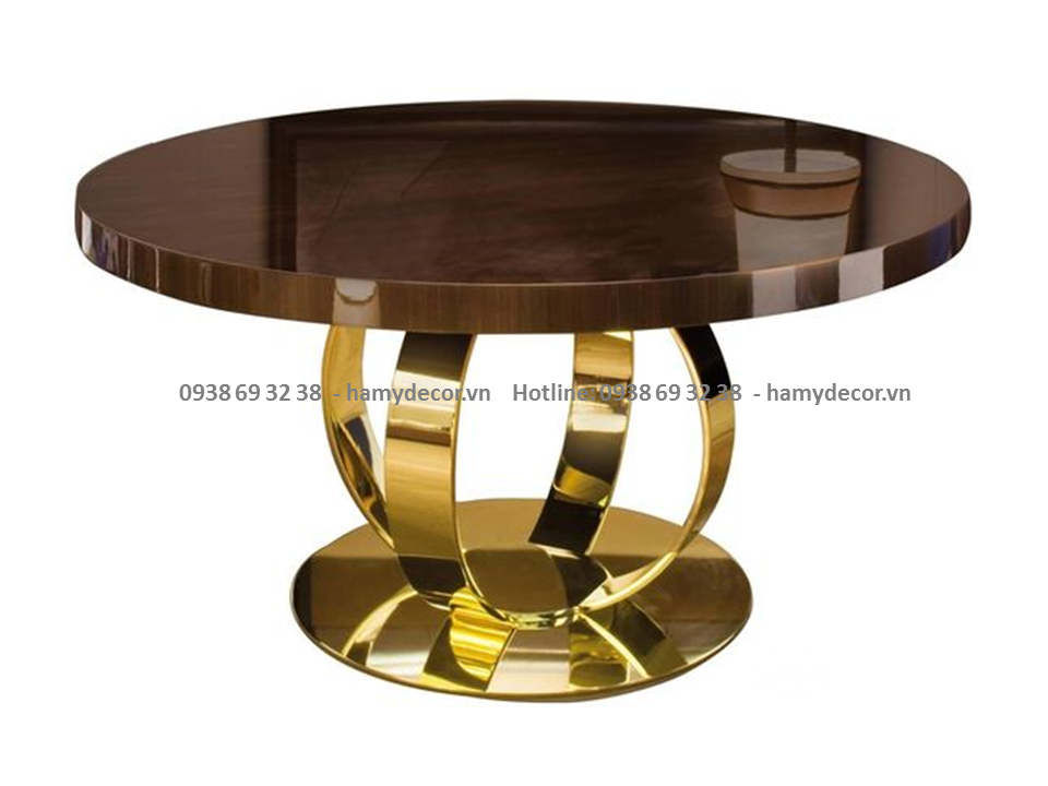 Bàn trà Inox mạ màu 11
