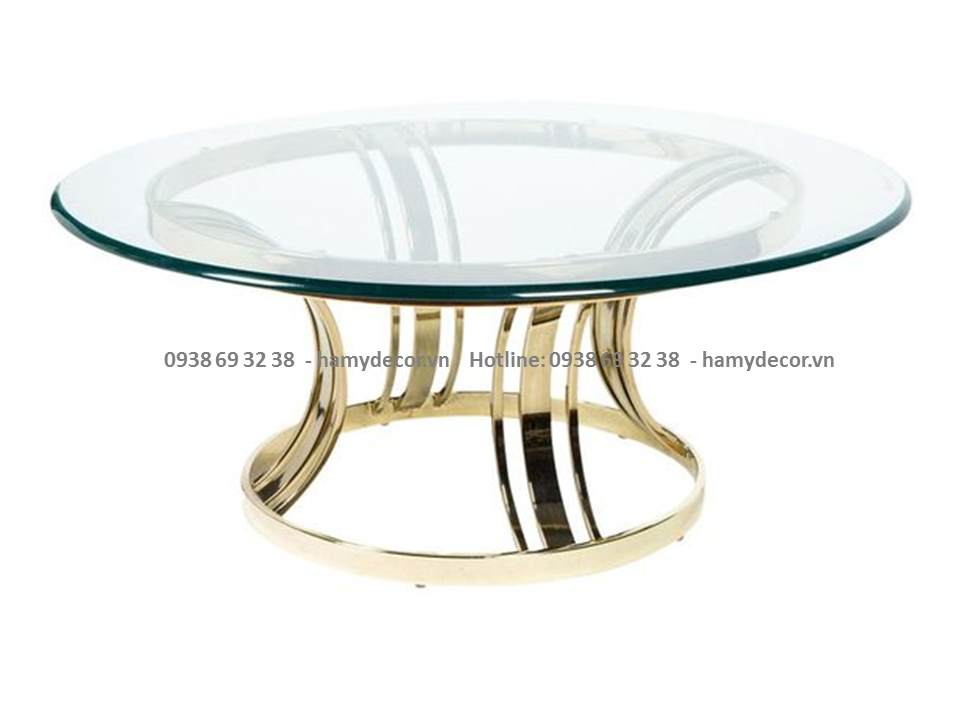 Bàn trà Inox mạ màu 12