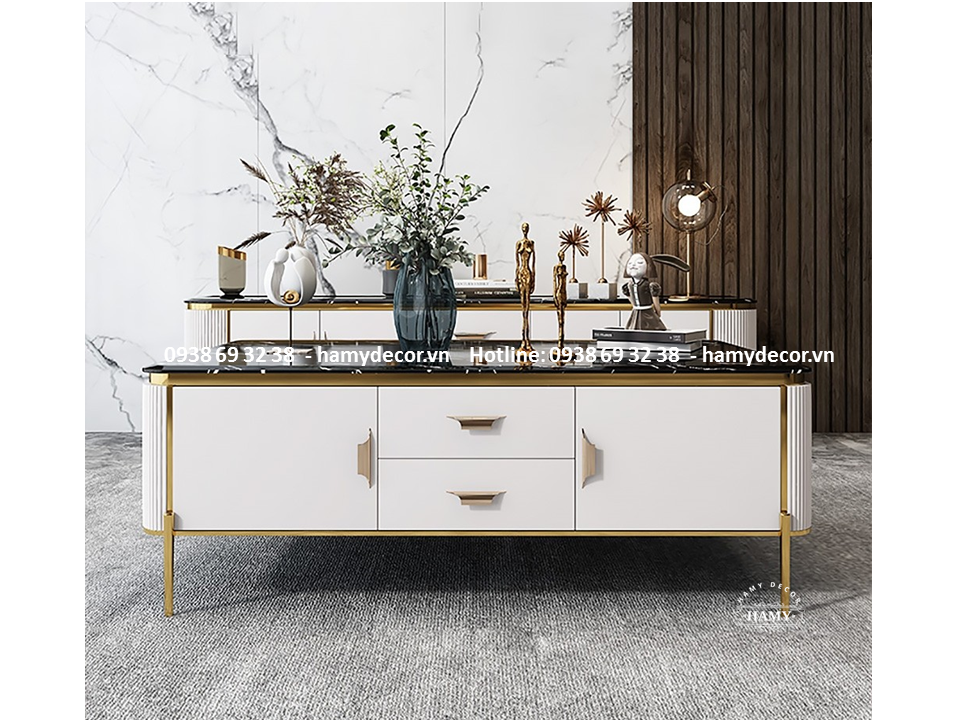 Bàn trà inox mạ màu  38