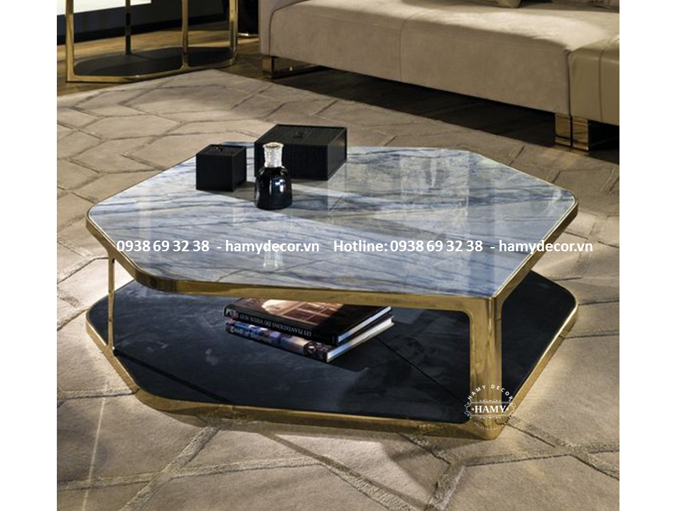 Bàn sofa inox mạ màu 33