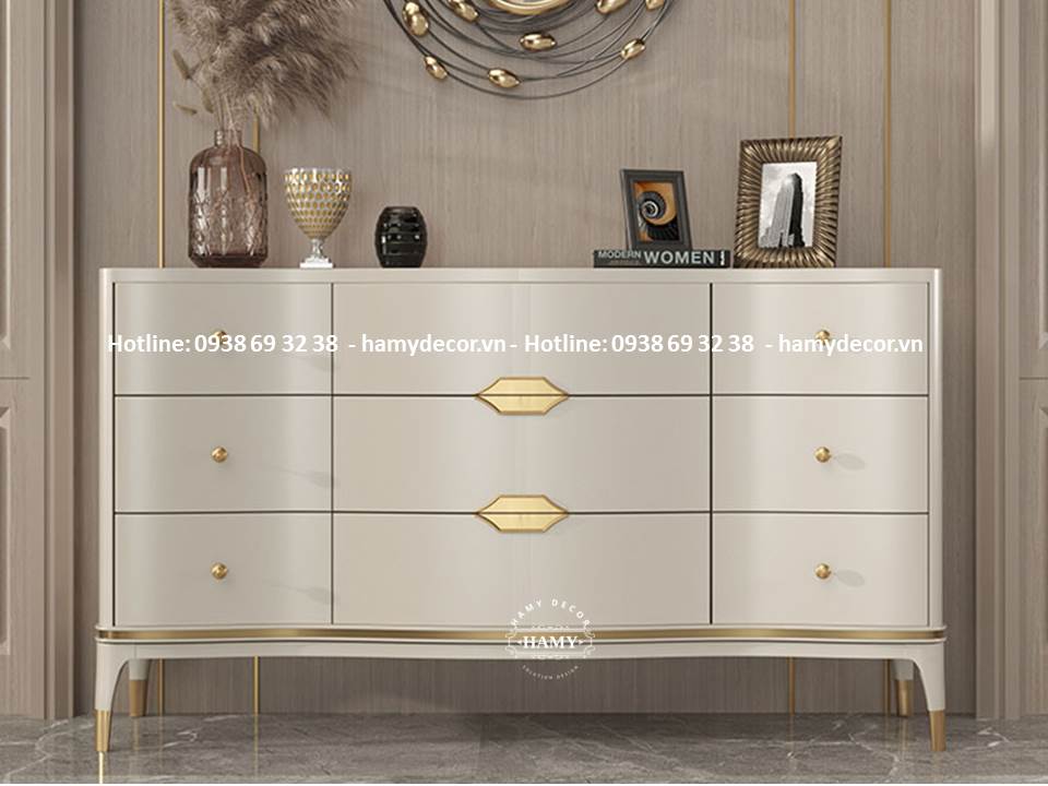 Mẫu tủ console gỗ đẹp cho không gian phòng khách - 139