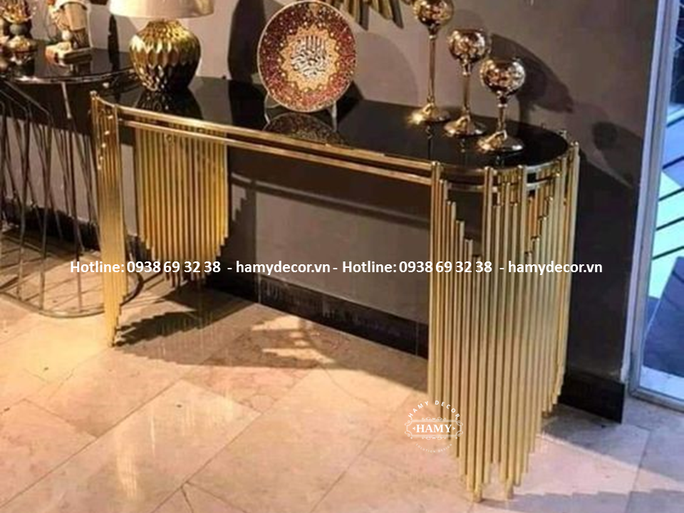 Mẫu bàn console trang trí phòng khách đẹp 94