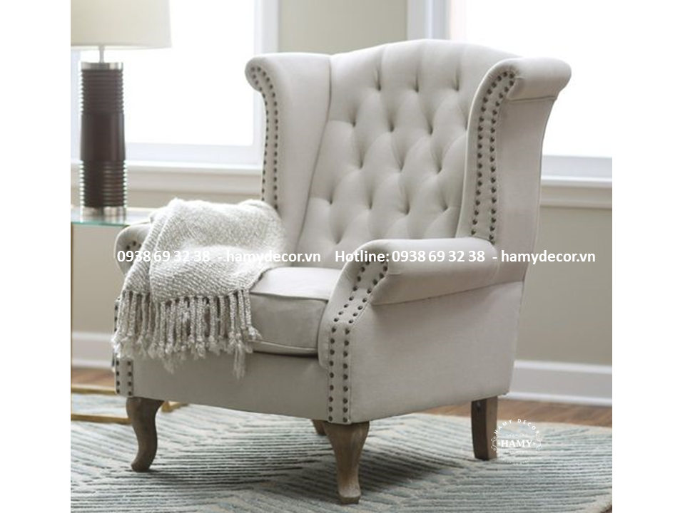 Ghế Armchair tân cổ điển 19
