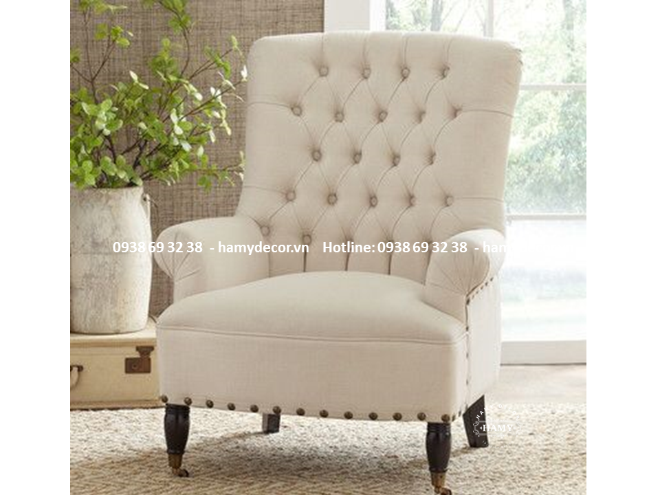 Ghế Armchair tân cổ điển 24