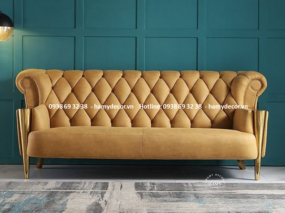 Ghế Sofa bọc vải nhung SF -12