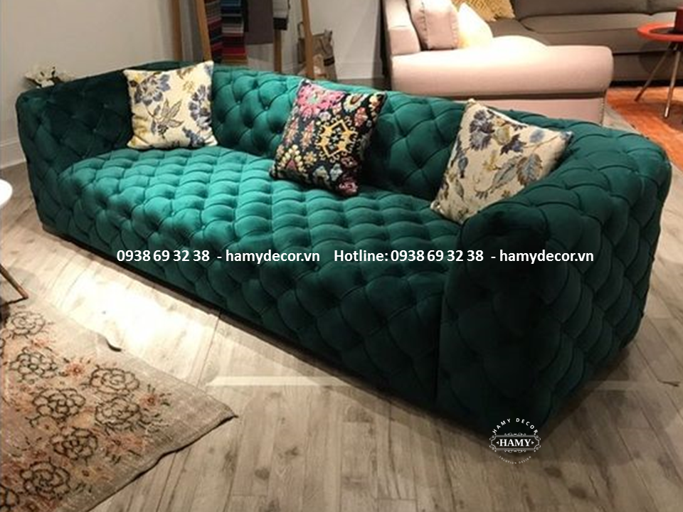 Ghế Sofa bọc vải nhung SF - 20