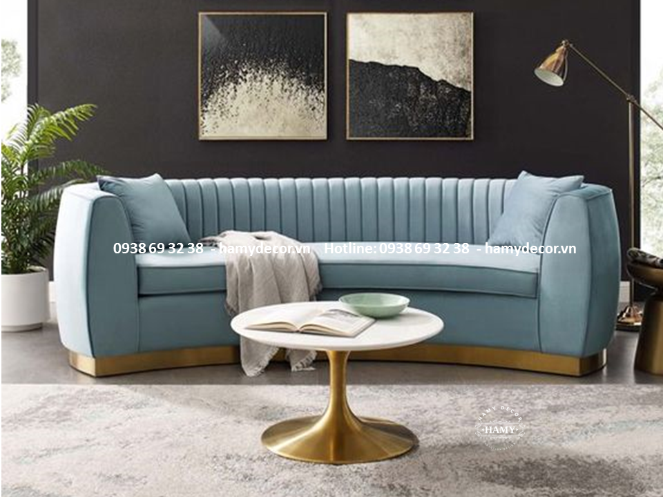 Ghế Sofa  bọc vải nhung SF - 07
