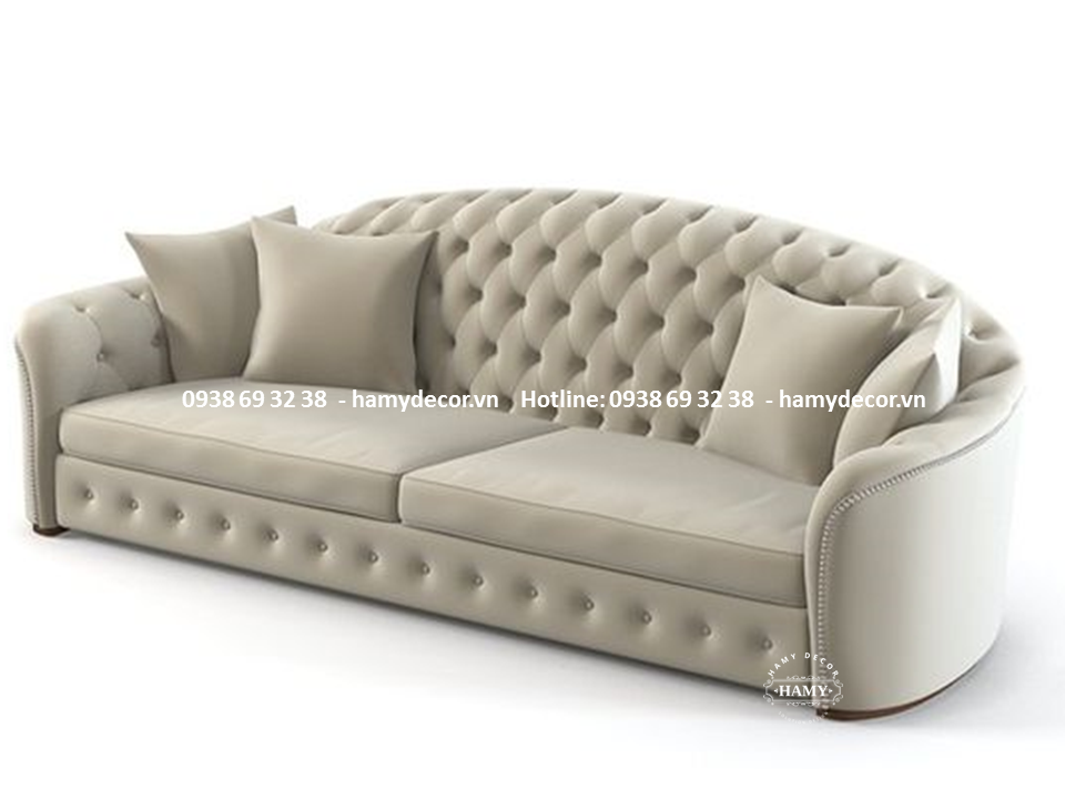 MẪU GHẾ SOFA TÂN CỔ ĐIỂN BỌC VẢI NHUNG CAO CẤP SANG TRỌNG CHO BIỆT THỰ