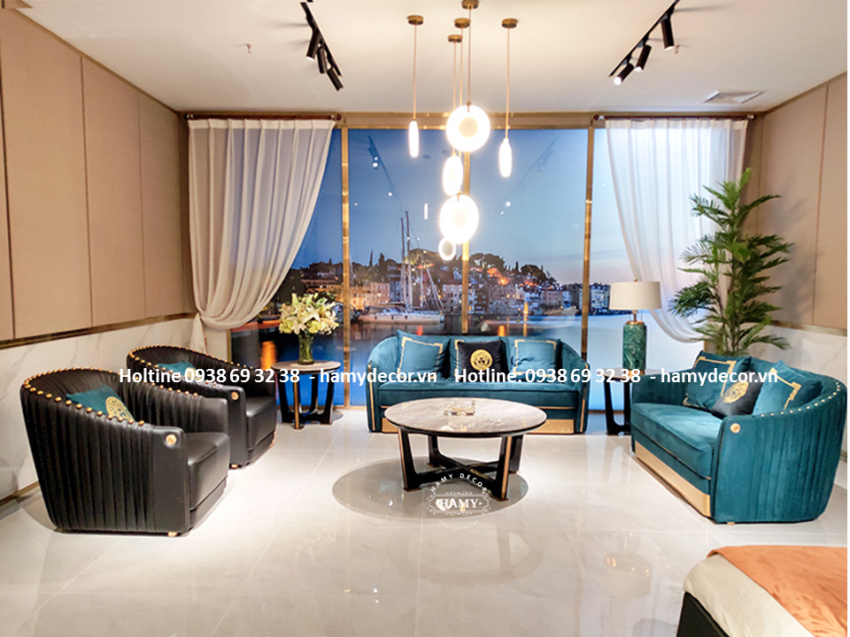 Phòng khách living room siêu sang