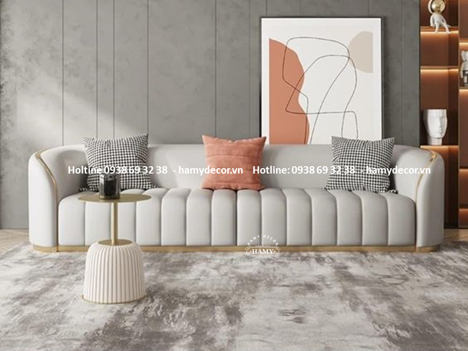 Mẫu Ghế Sofa phòng khách bọc da đẹp - 80
