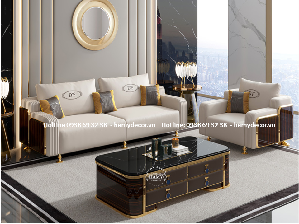 Mẫu Phòng khách cho biệt thự sang trọng