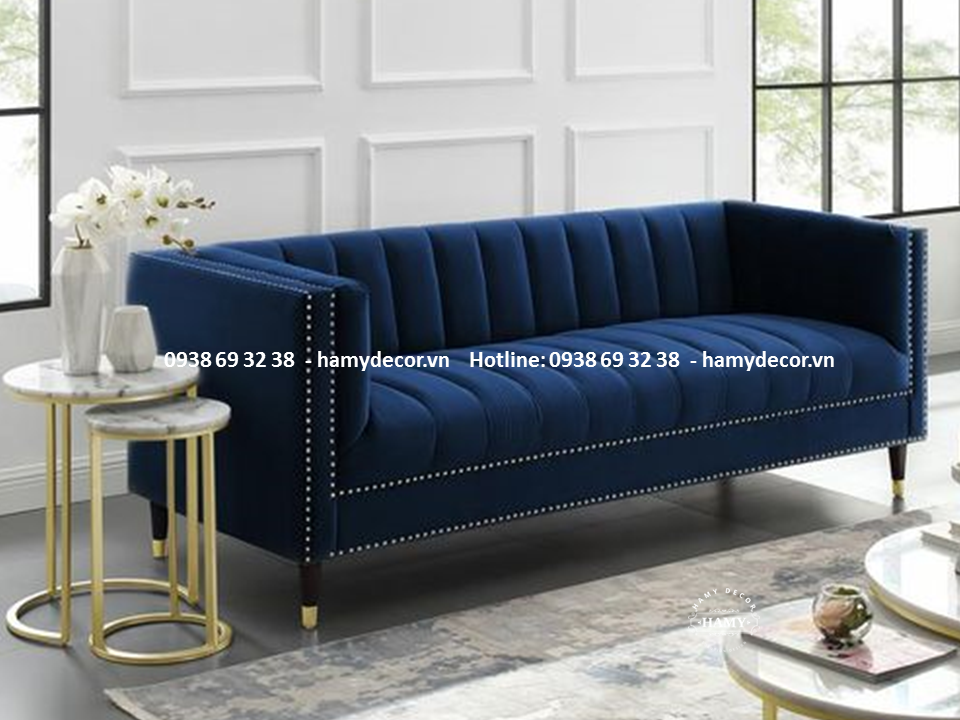 Ghế Sofa bọc vải nhung SF - 17