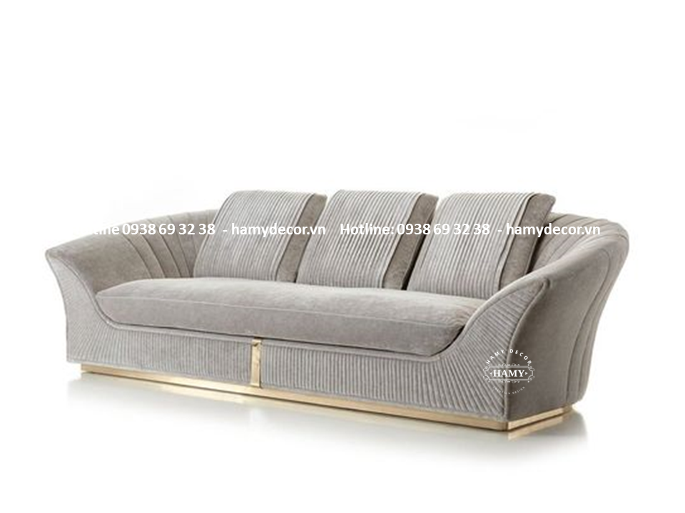 Mẫu sofa chân inox mạ vàng đẹp - 39
