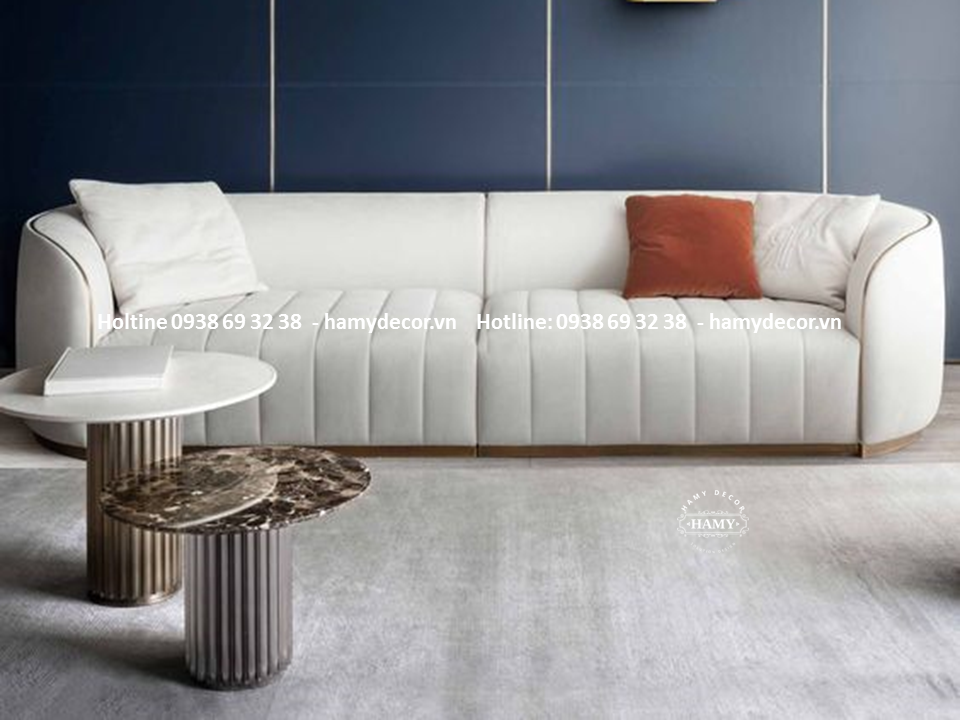 Sofa chân inox mạ vàng - 40