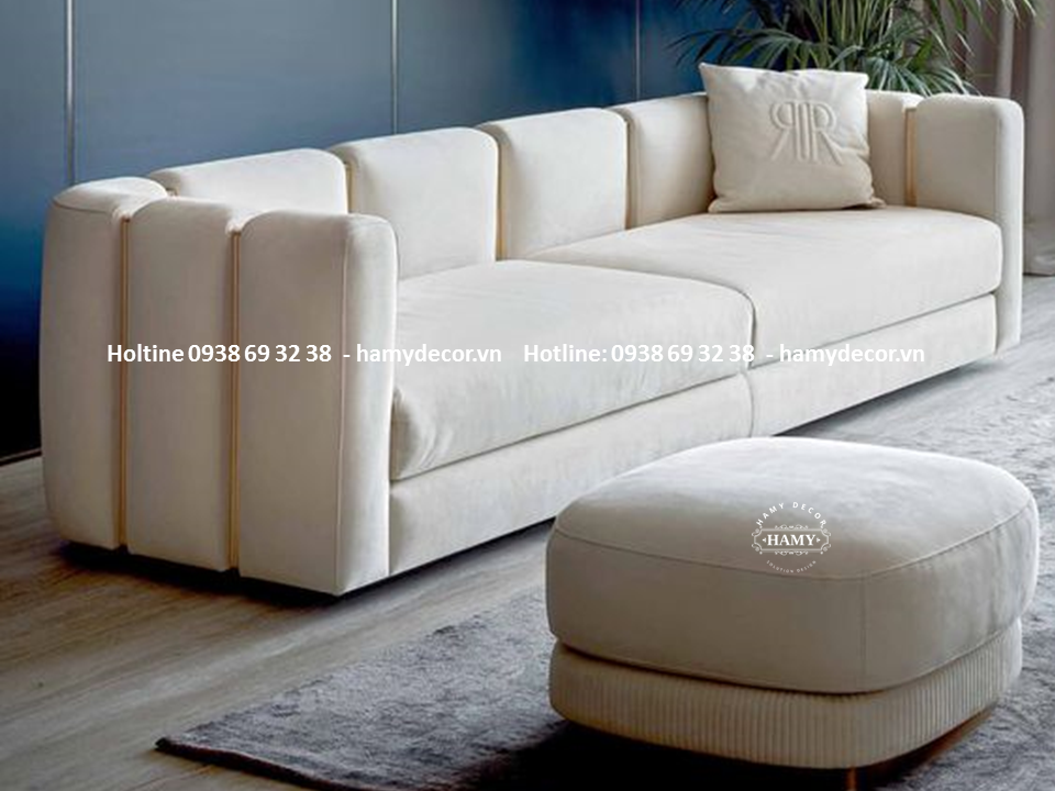 Ghế sofa tân cổ điển bọc vải nhung sang trọng - 51