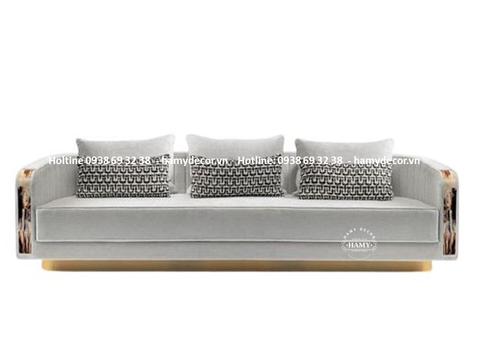 Sofa chân inox mạ vàng sang trọng - 41