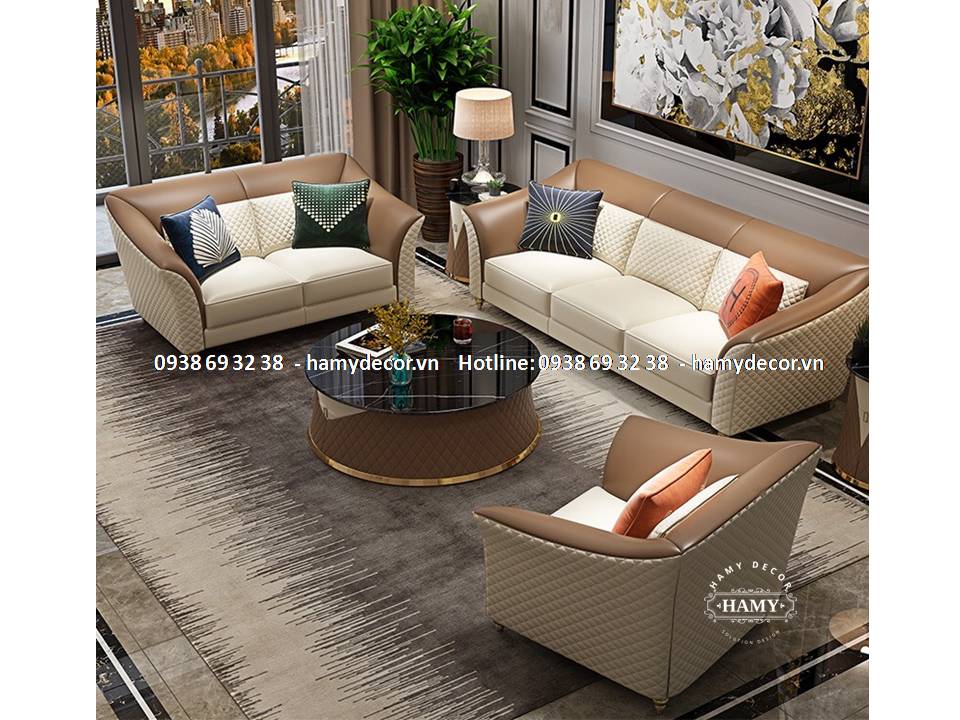 Ghế Sofa bọc da SF-63