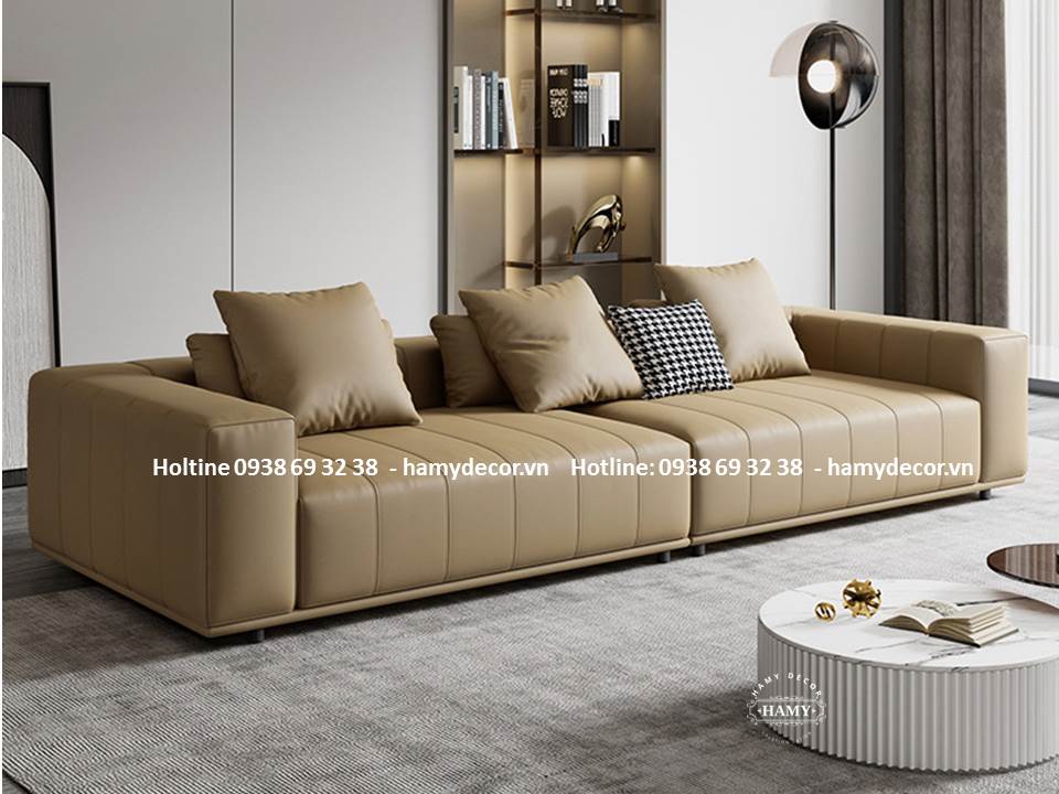 Gia công Ghế Sofa bọc da cho biệt thự 117