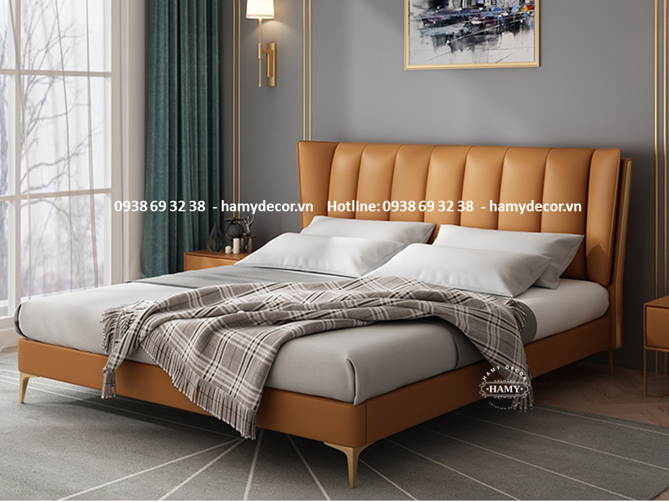 MẪU GIƯỜNG NGỦ MARSTER  BỌC DA ĐẸP - 29
