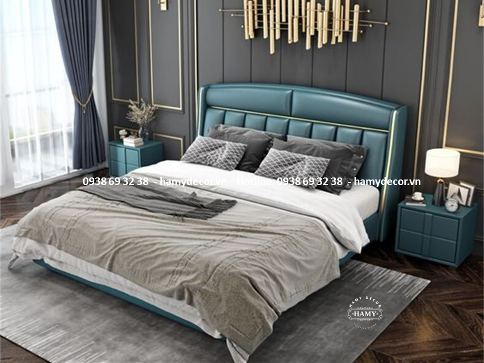 GIƯỜNG NGỦ BỌC DA KIỂU ĐẸP - 44