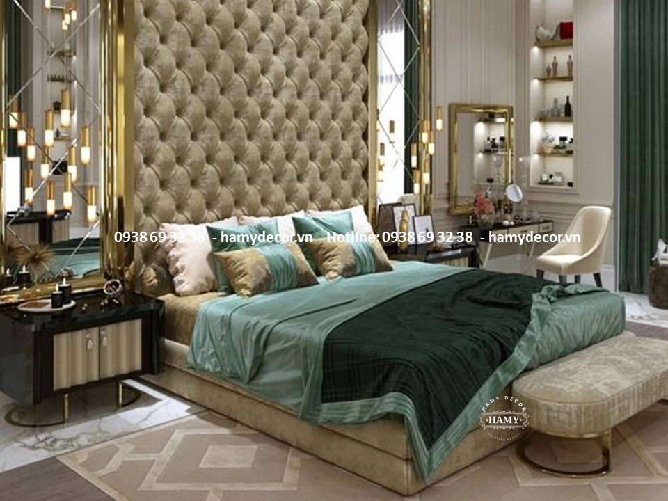 MẪU GIƯỜNG NGỦ VẢI NHUNG ĐẸP NHẤT HIỆN NAY - 59
