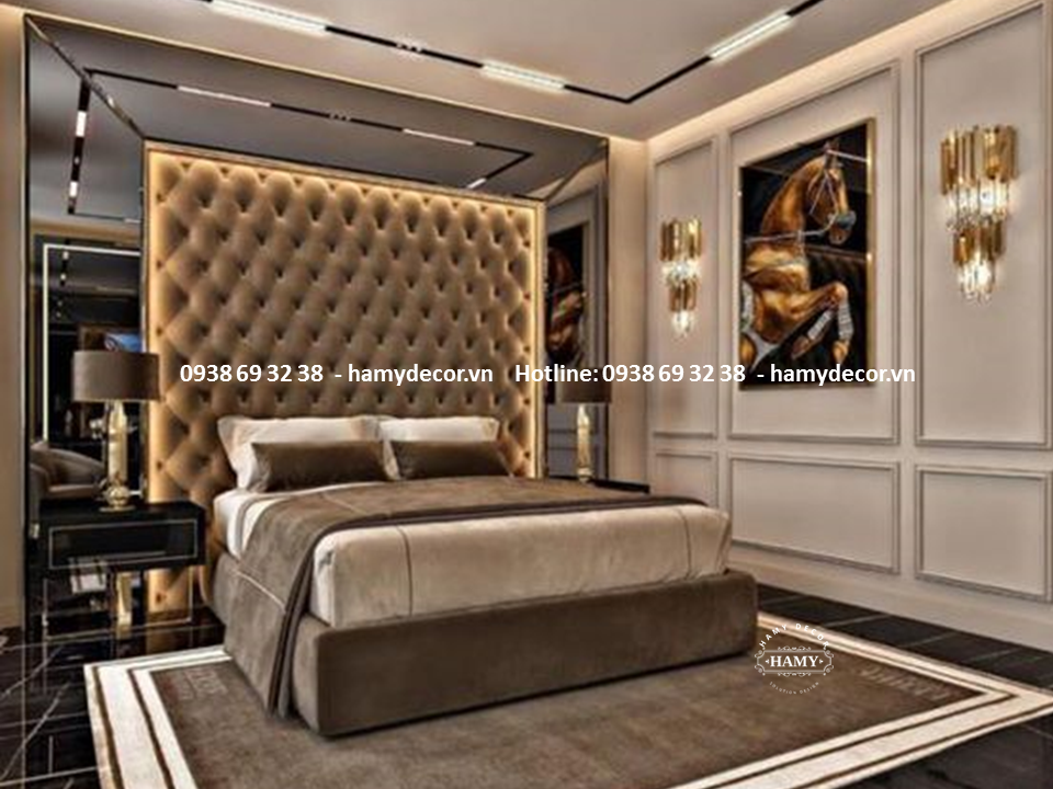 MẪU GIƯỜNG NGỦ BỌC NỆM TÂN CỔ ĐIỂN GÚT NÚT - 49