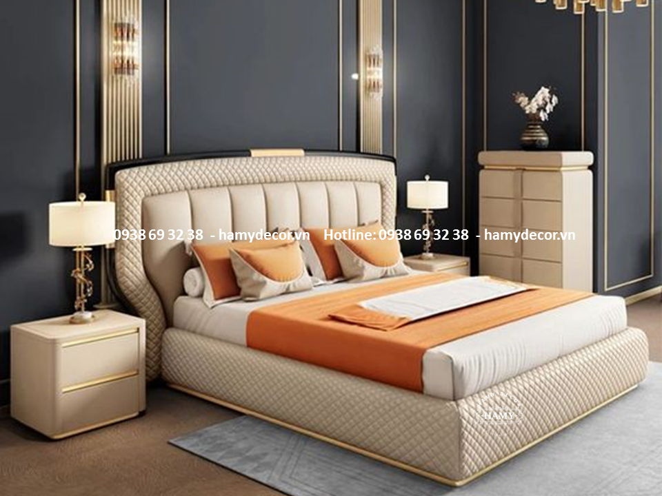 MẪU GIƯỜNG NGỦ MASTER BỌC DA ĐẸP NHẤT HIỆN NAY  - 51