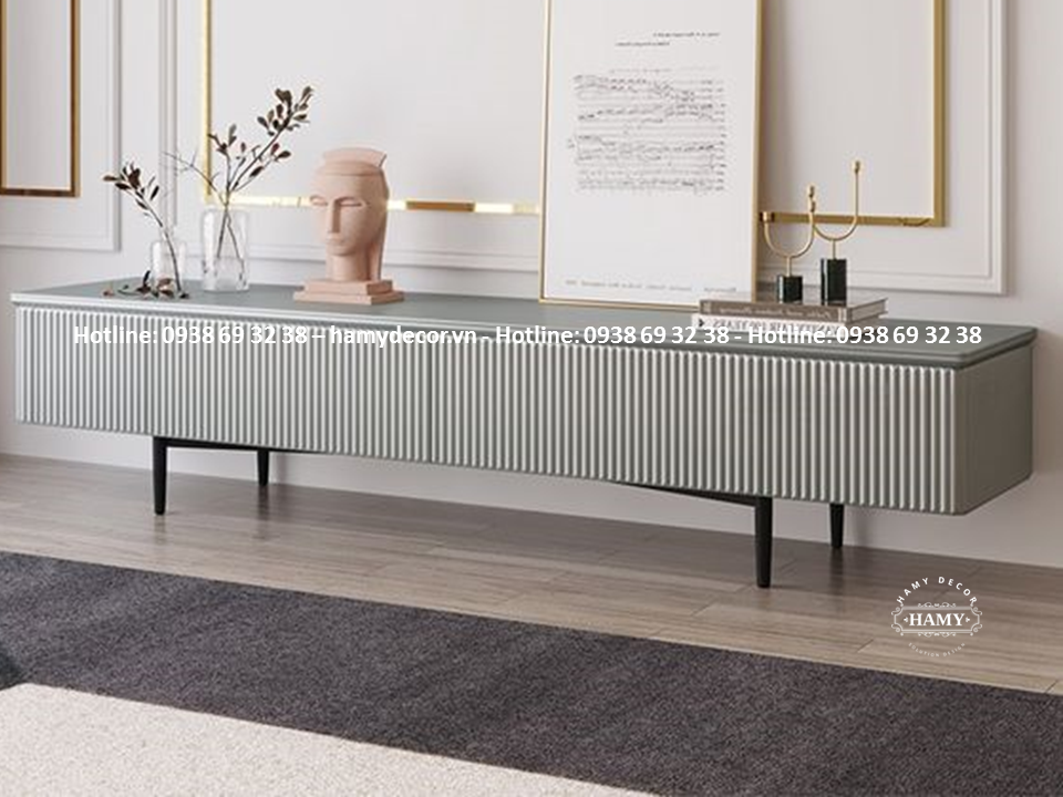 TỦ KỆ TIVI GỖ KHUNG SẮT TĨNH ĐIỆN - 09