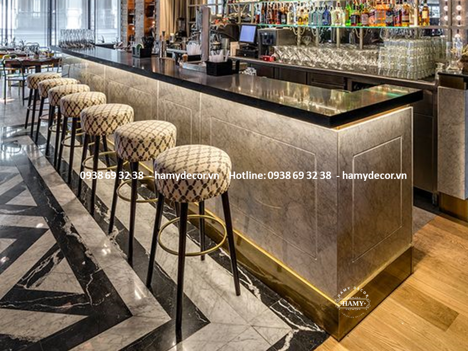 Thi công lắp đặt Quầy Bar đẹp