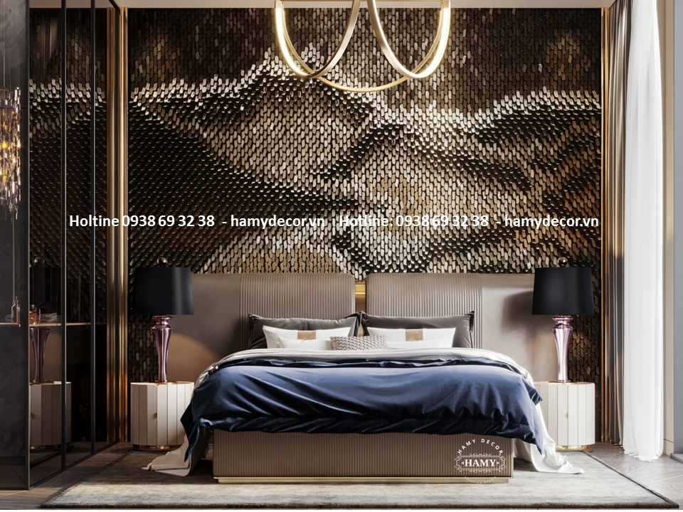 GIƯỜNG NGỦ MARSTER  BỌC DA CHO BIỆT THỰ MORDEN LUXURY - 32
