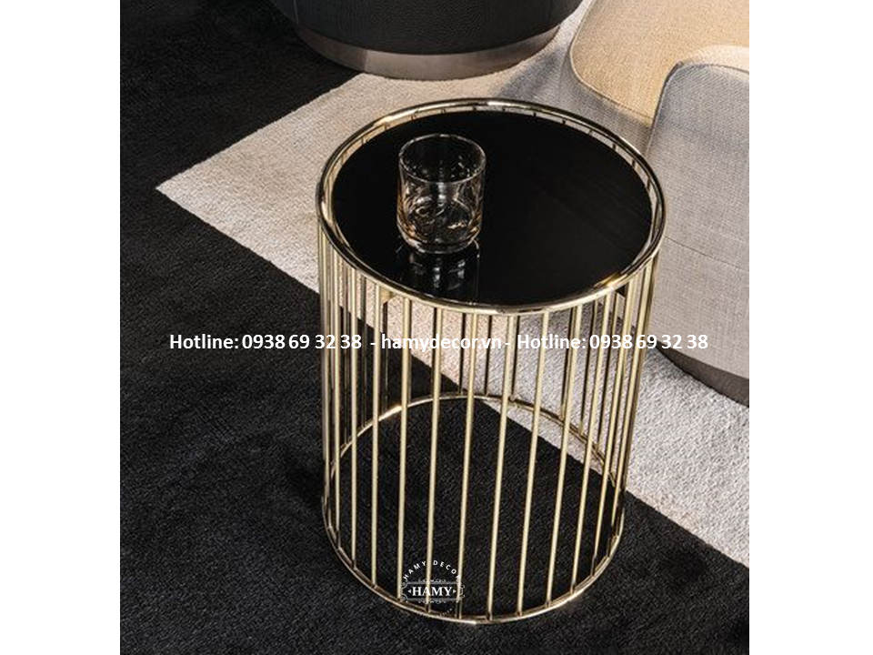 Chân Tab sofa inox mạ vàng PVD - 45