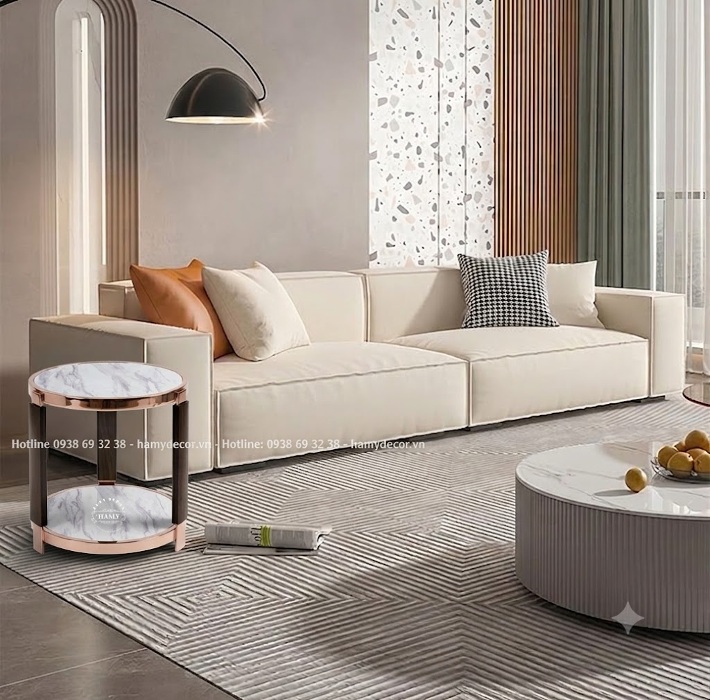 TAB SOFA INOX MẠ VÀNG - MẪU MỚI NHẤT HIỆN NAY 
