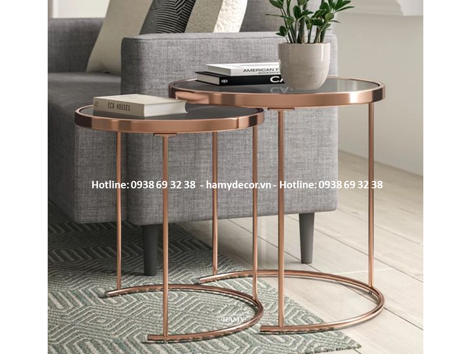 Tab sofa đôi chân inox mạ vàng đẹp - 47