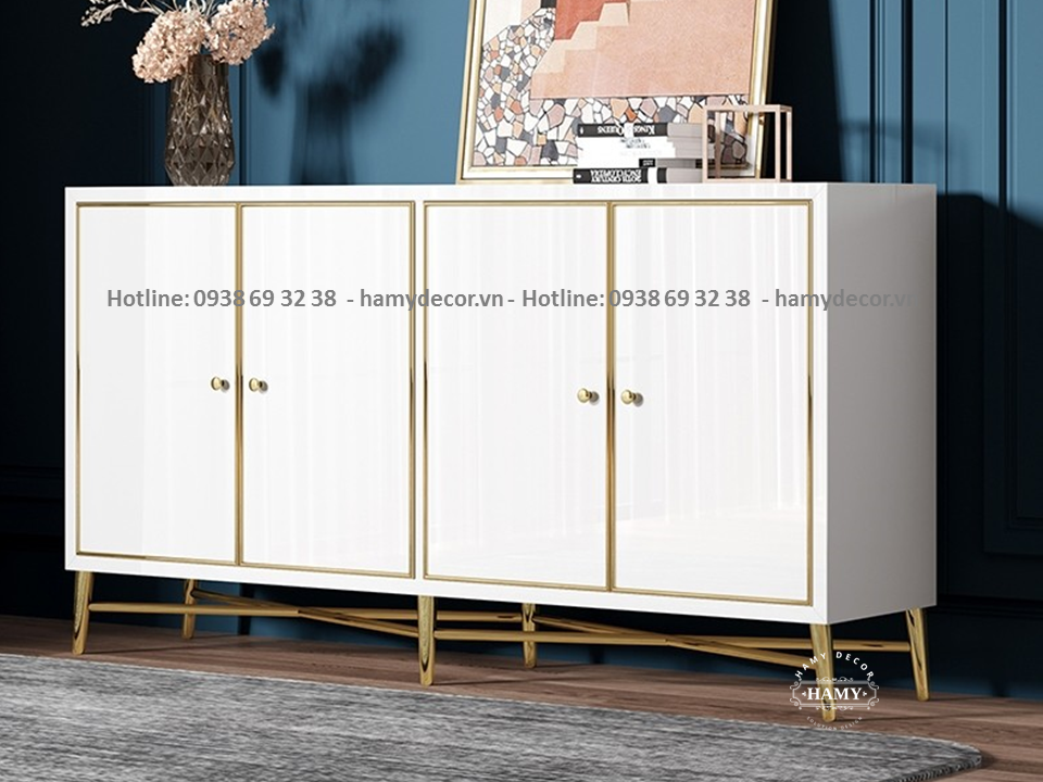 Bàn console gỗ cho phòng khách hiện đại - 75
