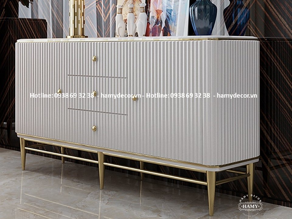 Tủ console gỗ kiểu dáng đẹp - 65