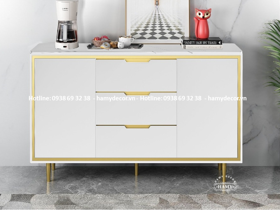 Tủ console gỗ đẹp trang trí phòng khách - 62