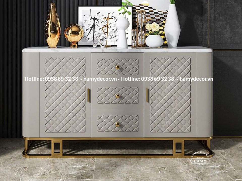 Tủ console trang trí hành lang cầu thang đẹp - 67
