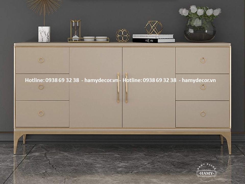 Tủ console gỗ đẹp cho không gian phòng khách - 58